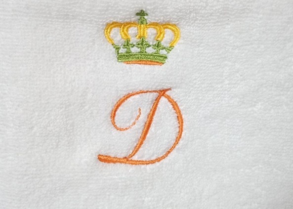 Royal Monogram Hand Towel